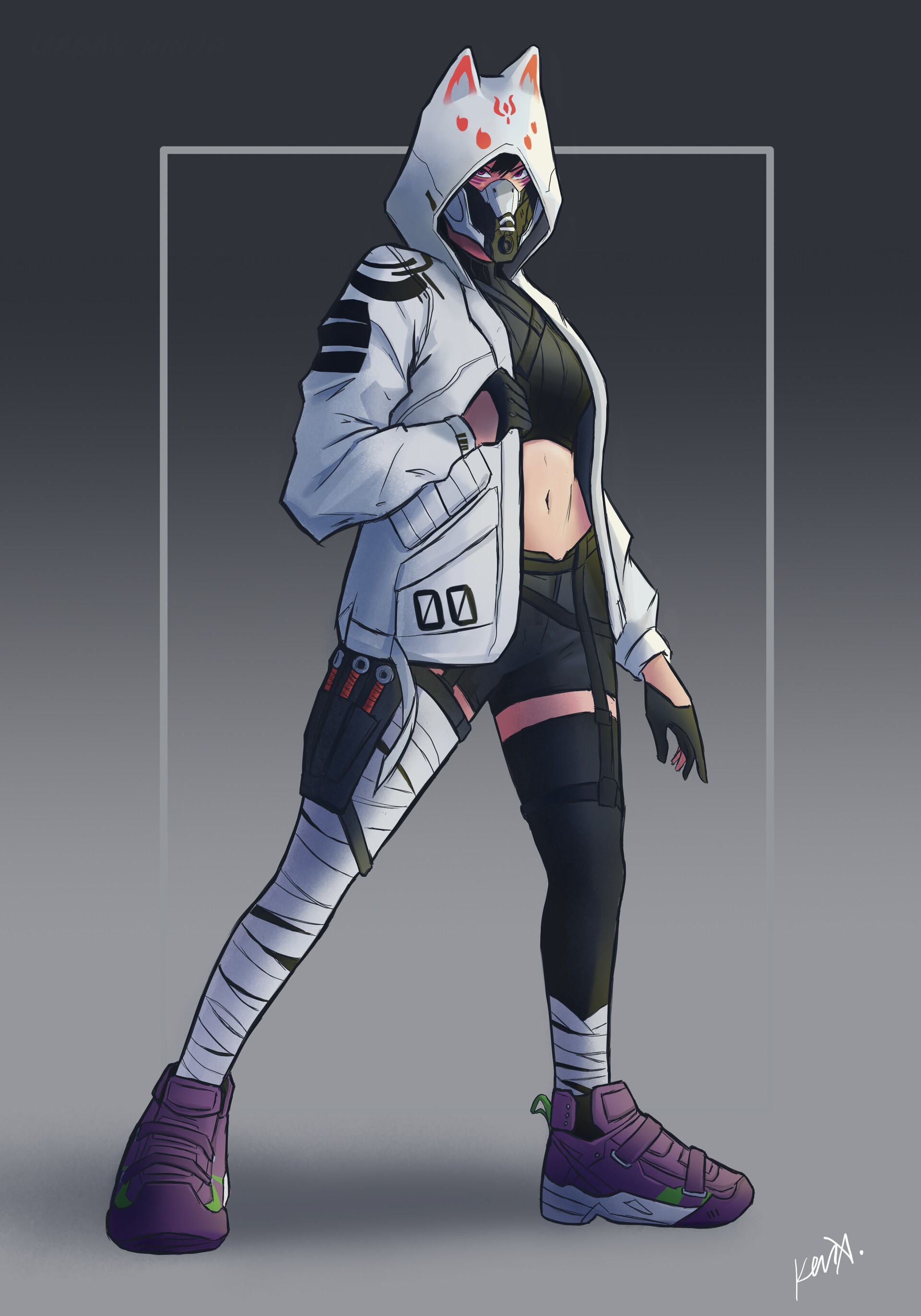 ArtStation Urban Ninja Kunimitsu artstation-urban-ninja-kunimitsu