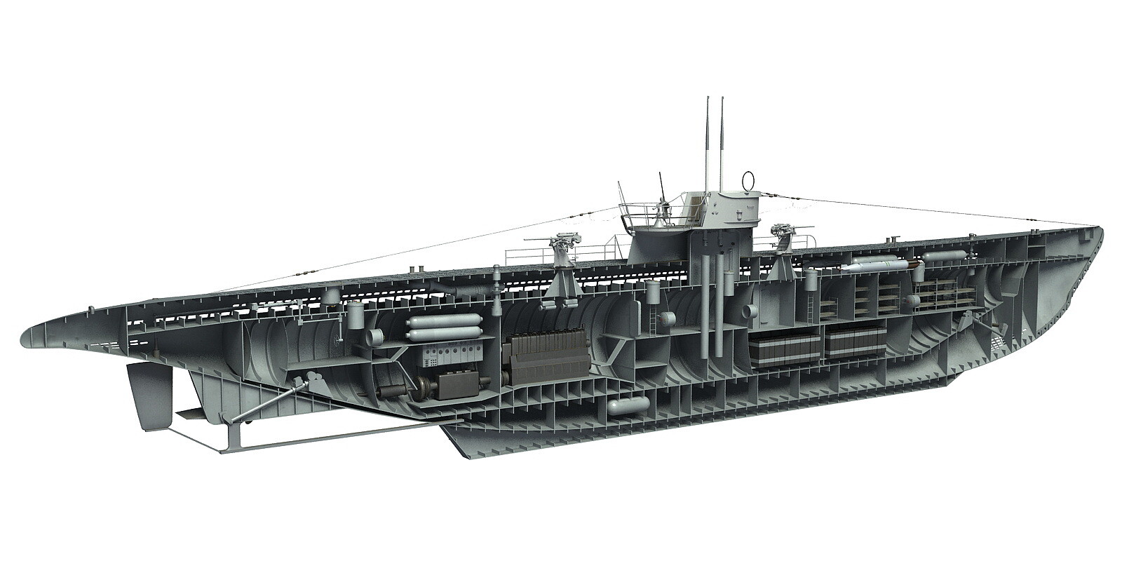 ArtStation German Uboat Type XIV (UTanker/Milk cow)