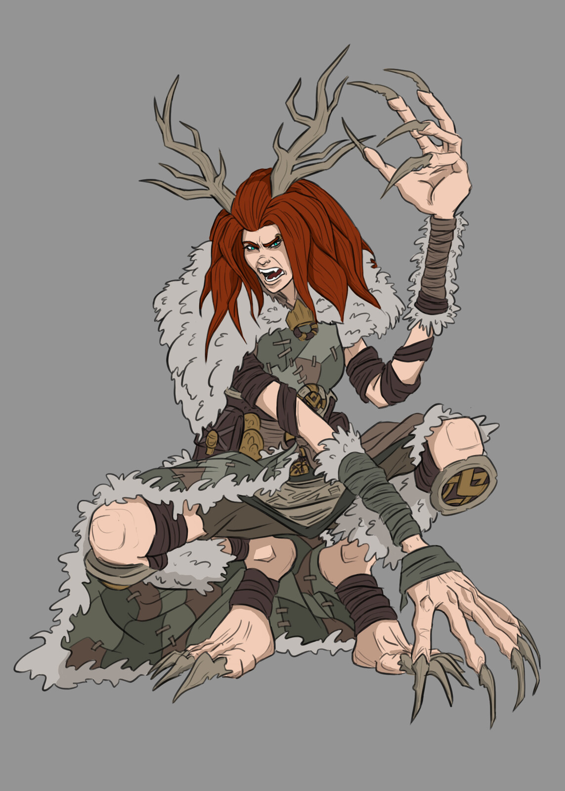 Barbarian Wendigo Form