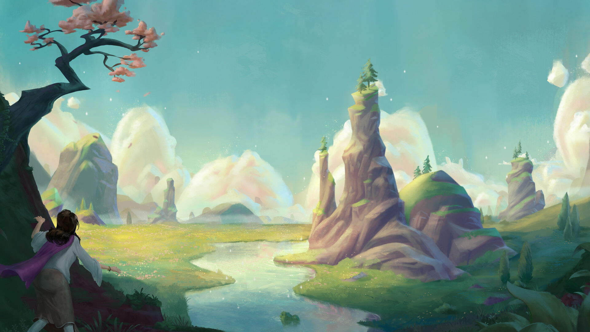 ArtStation - Dreamland (Wallpaper for GF)