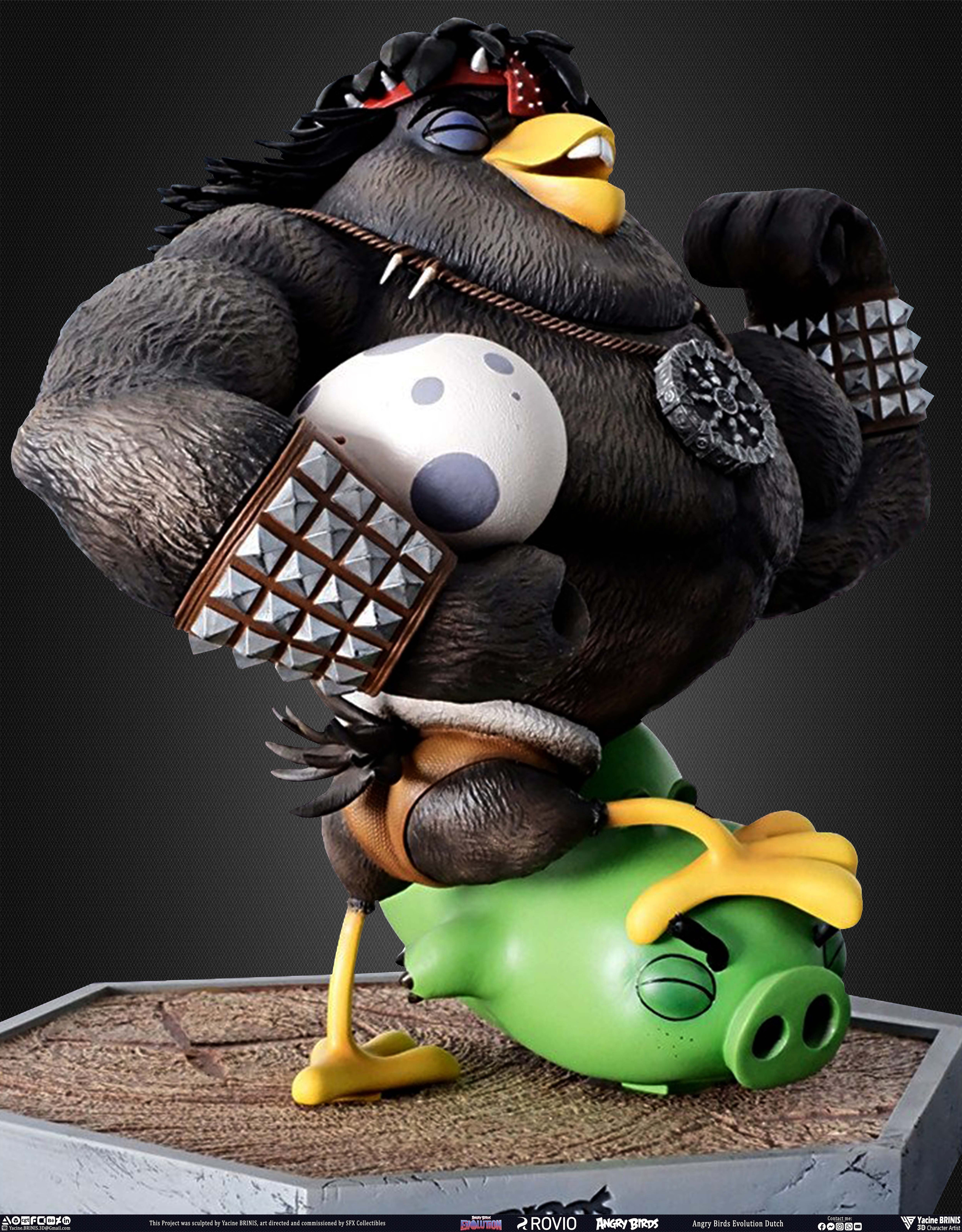 Dutch and Charlotte Angry Birds Evolution Rovio Entertainment Sculpted by Yacine BRINIS Printed by SFX Collectibles 02
