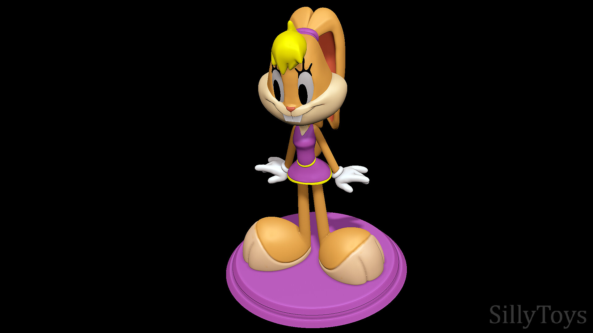 Sillytoys Lola Bunny The Looney Tunes Show 3d Print Model