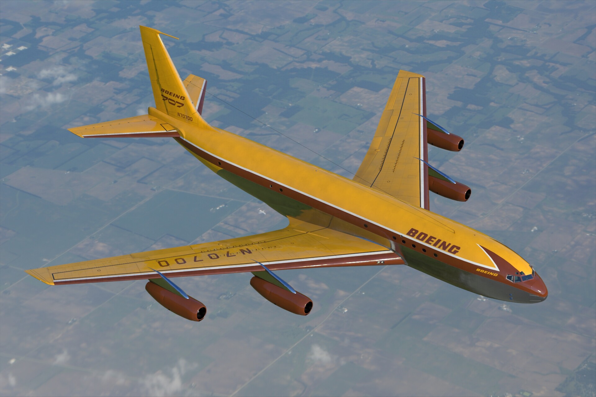 Tim Samedov - Boeing 367 80 Boeing 707 3D model