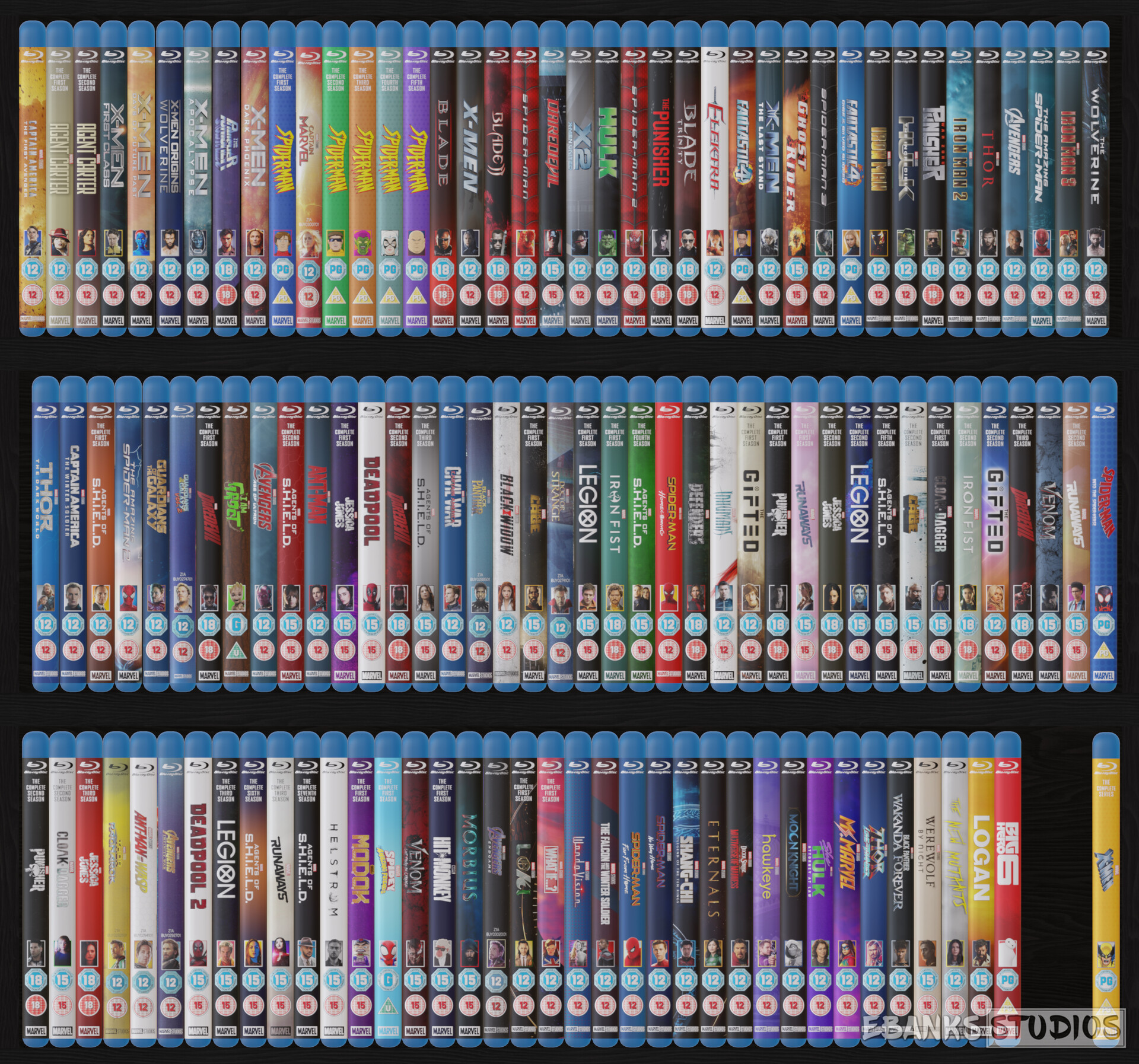 Marvelss BLU-RAY Collection - Media