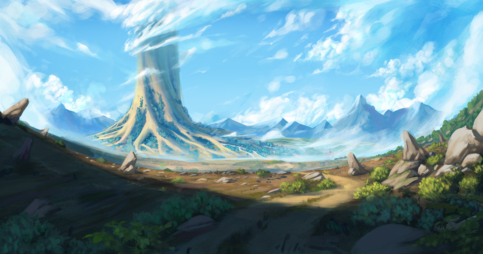 ArtStation Roots of Yggdrasil