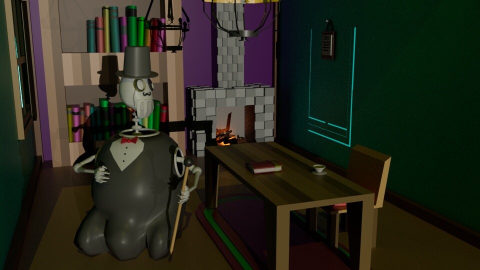 Alexander Top Hat Skeleton