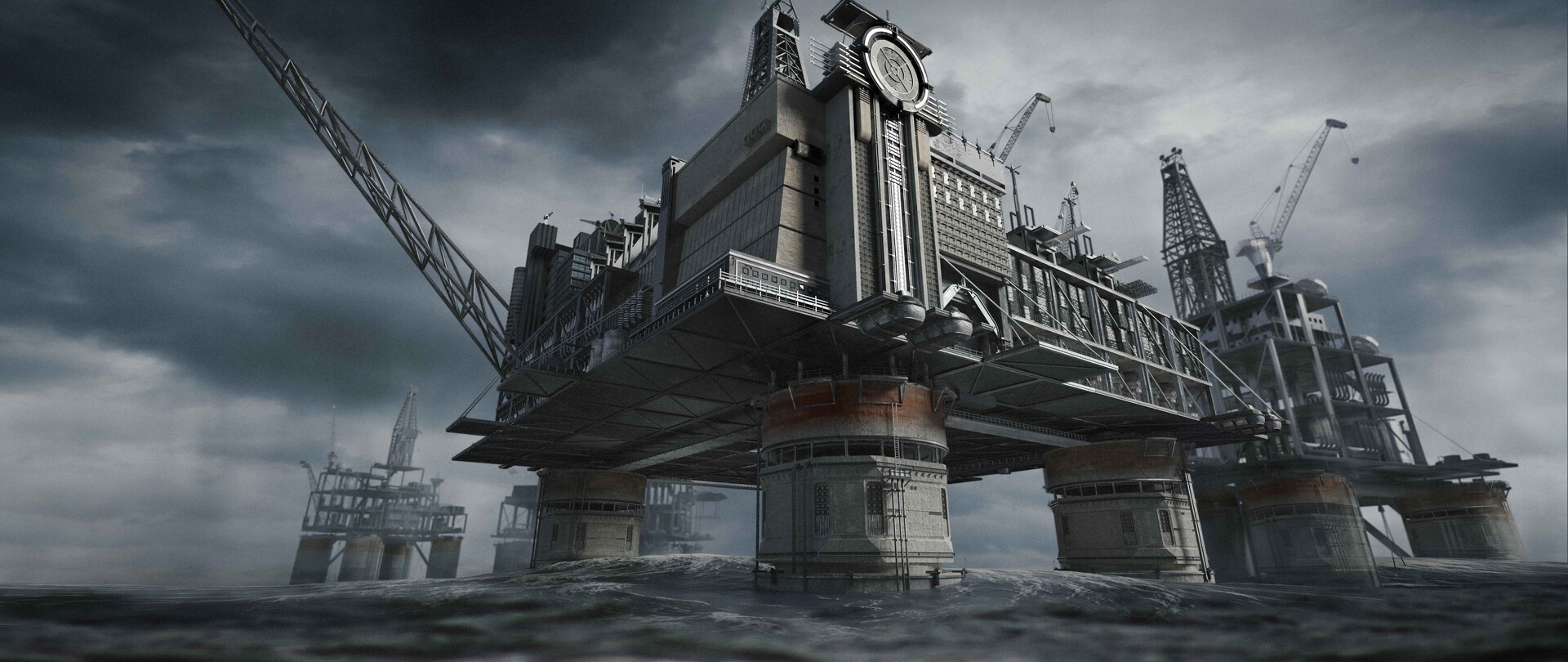 ArtStation - Oil Rig