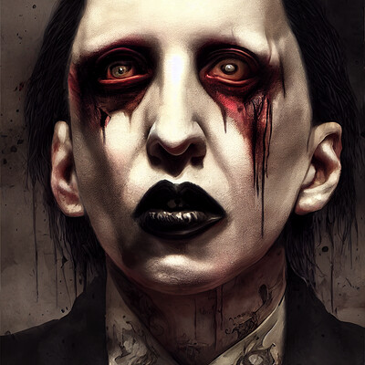 Dark philosophy darkphilosophy marilyn manson hyper realistic face horror fanta 71210944 2fb9 47cc ab3f 2b6d97e37b2d 1