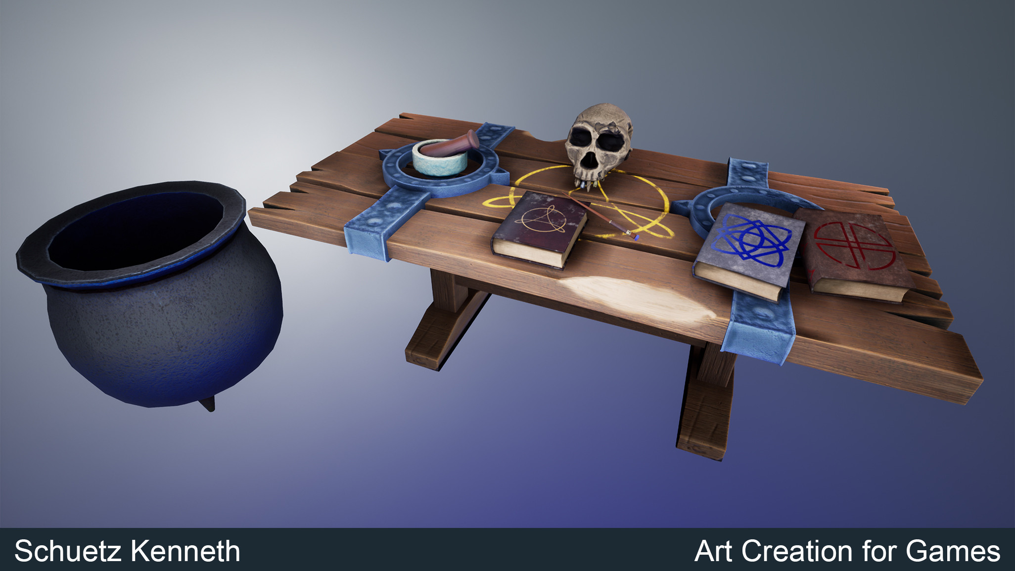 Wizard Table Scene