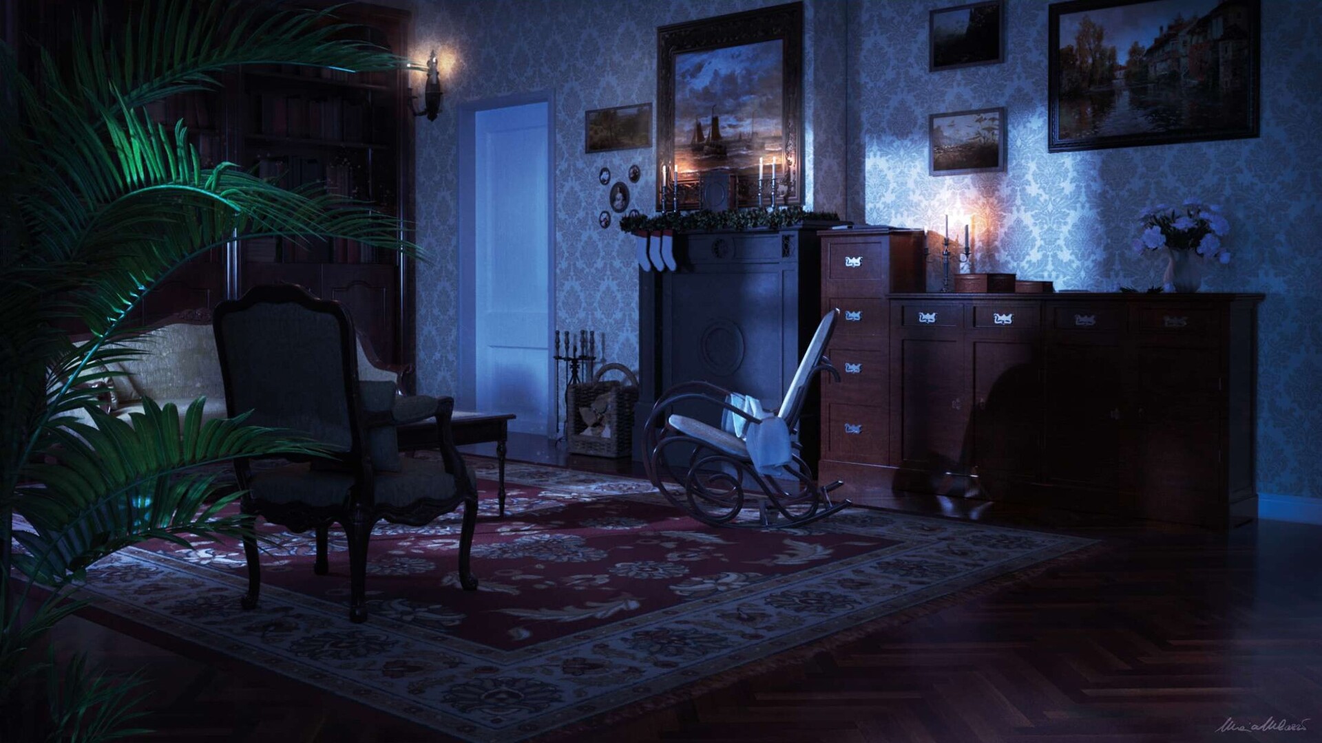 Maia Mulazzi Nora talks to Torvald A Doll's House