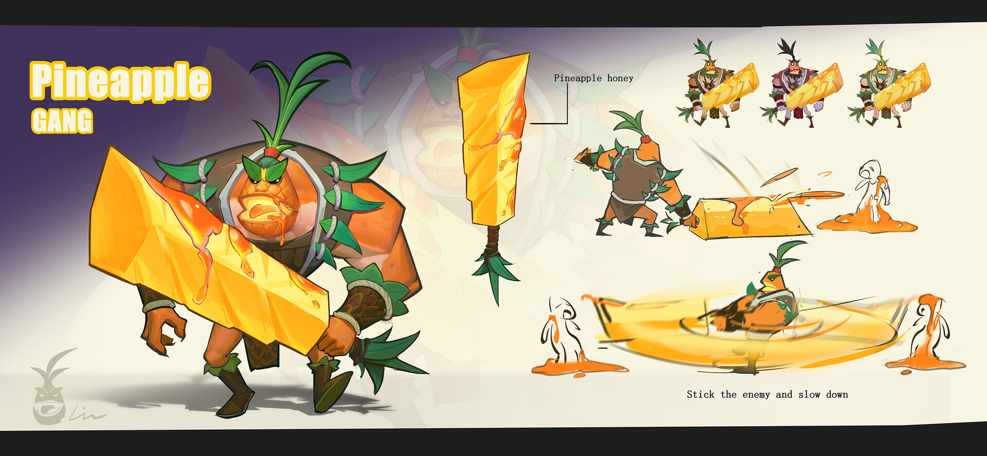 ArtStation Pineapple Gang