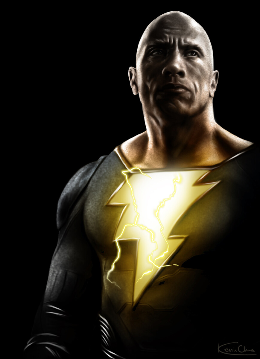 ArtStation - Black Adam, Dwayne Johnson