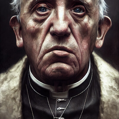 Dark philosophy darkphilosophy pope francis hyper realistic face horror fantasy 3ef11119 36bc 43d1 b03d 8db974afa257