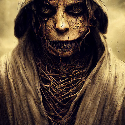 Dark philosophy darkphilosophy scarecrow hyper realistic face horror fantasy ar 2d74d492 b58e 4481 af36 33d5a3157040