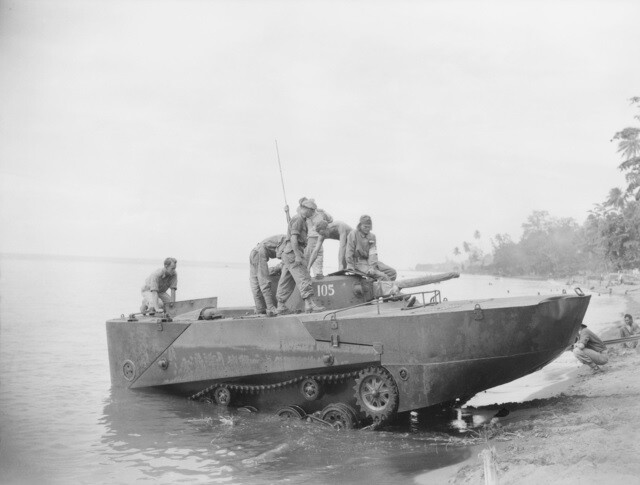 The real life tank that inspired it, the Type 2 Ka-Mi