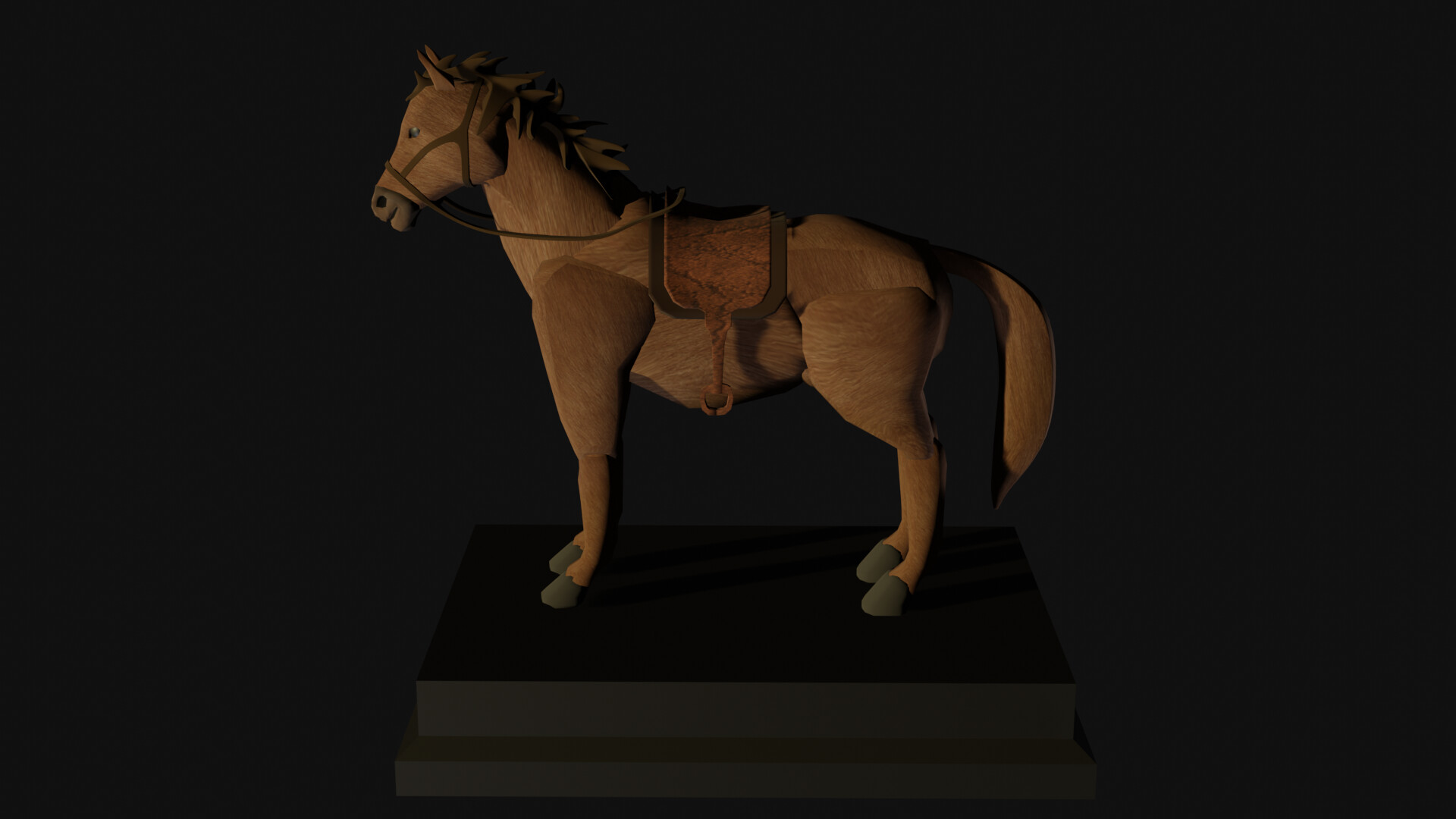 ArtStation - Horse model for Roblox Game