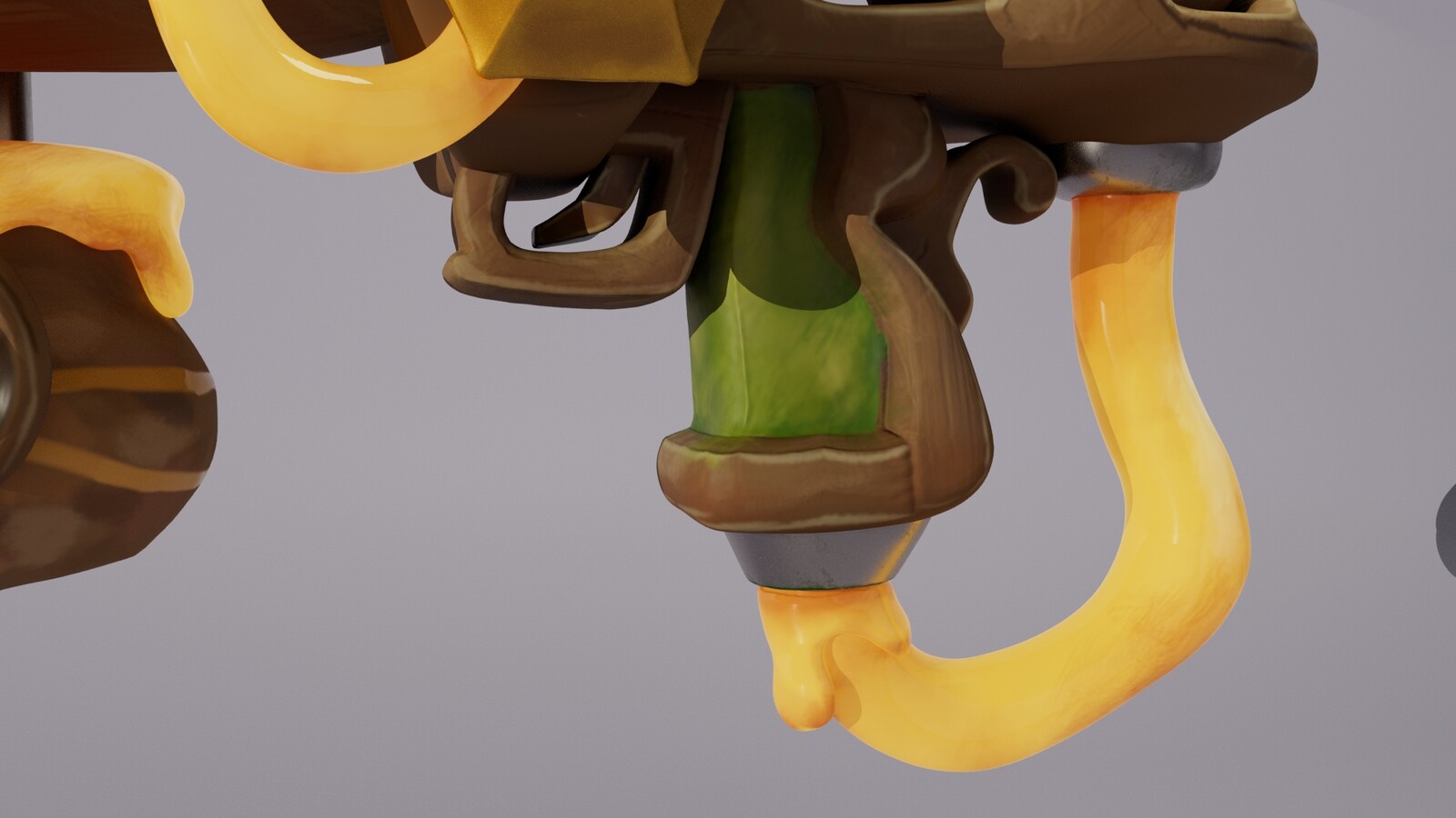 Close up on the trigger