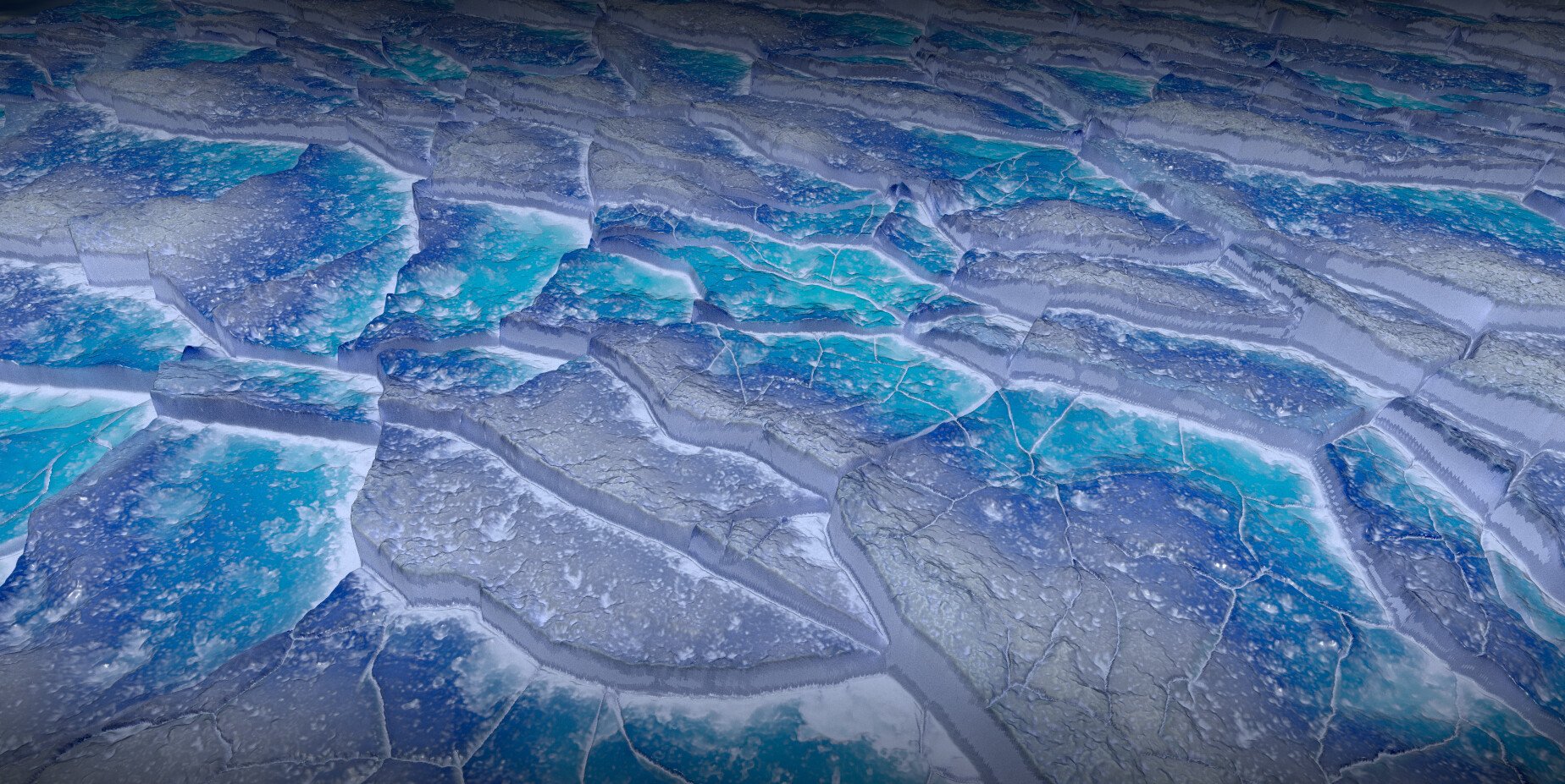 3D Environment Artist - Broken Ice Floe Material