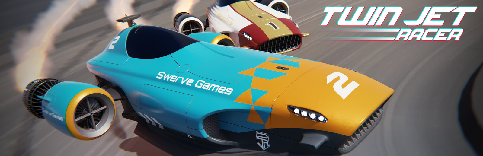 Twin Jet Racer Poster