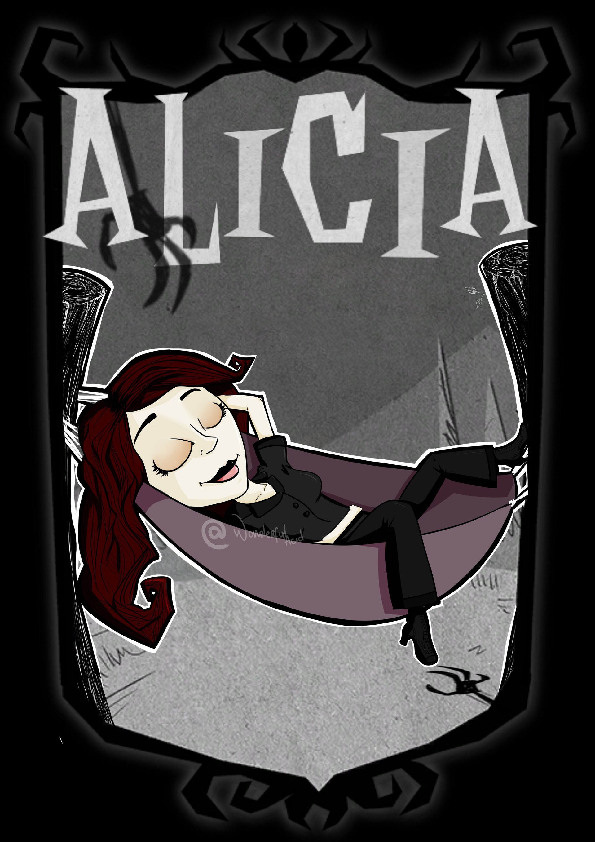 ArtStation Alicia Don't Starve custom character plate