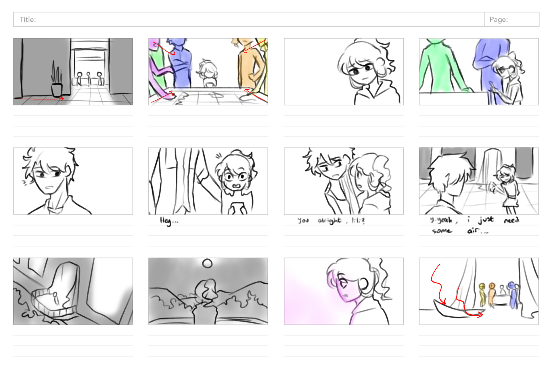 ArtStation Show Yourself [ Storyboard ]