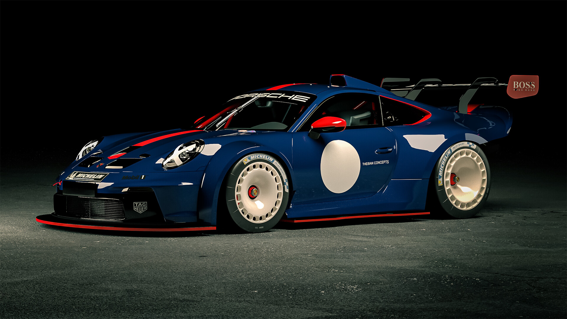 Porsche 911 Gt3 Tag Heuer Race Car ArtStation Ashen TAG Heuer Porsche