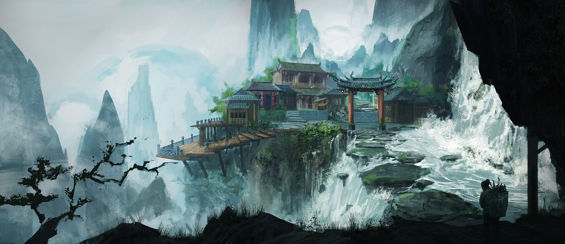 ArtStation - 瀑 布