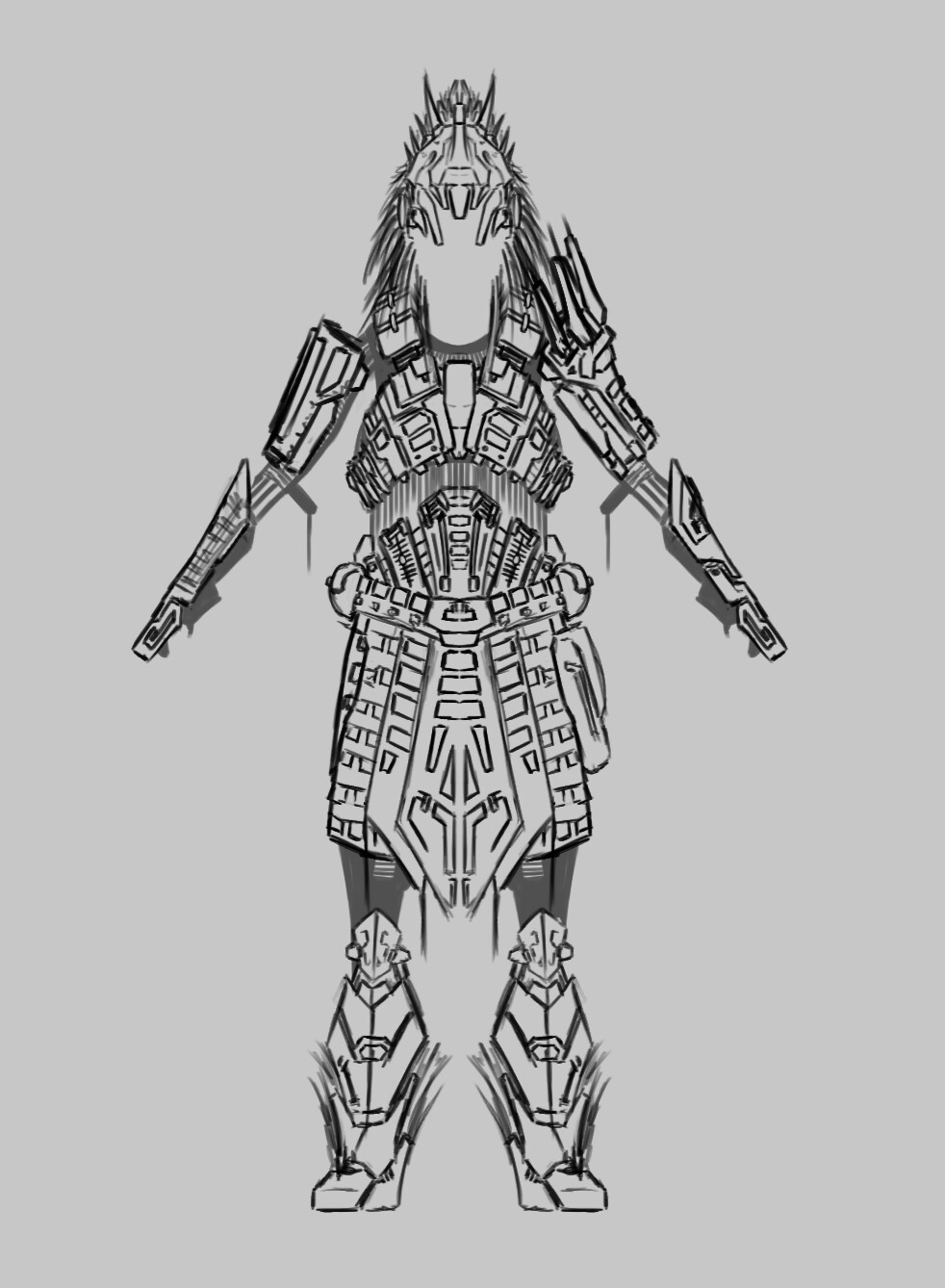 Big brother armor sketch