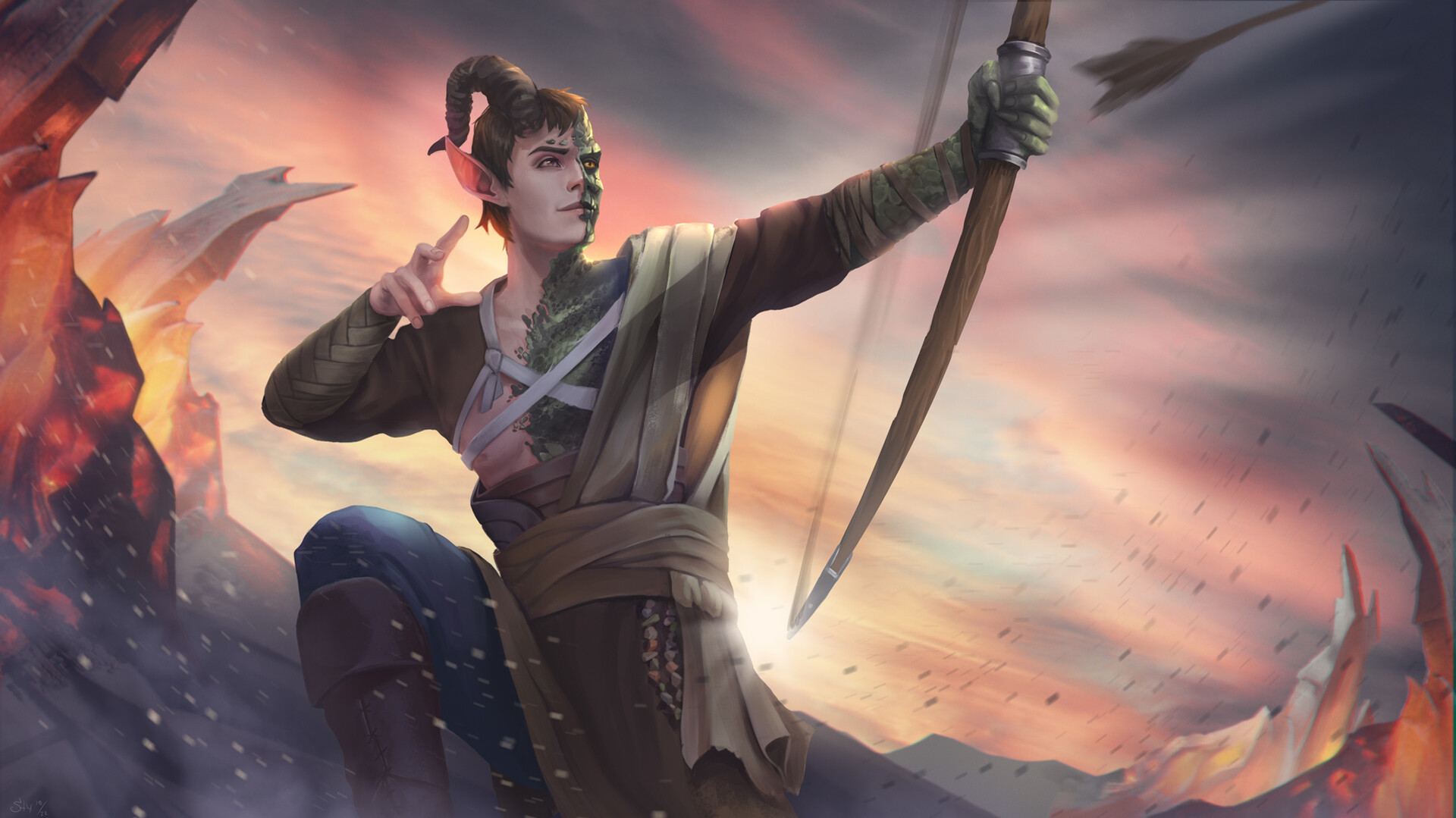 Artstation lann pathfinder wrath of the righteous fanart