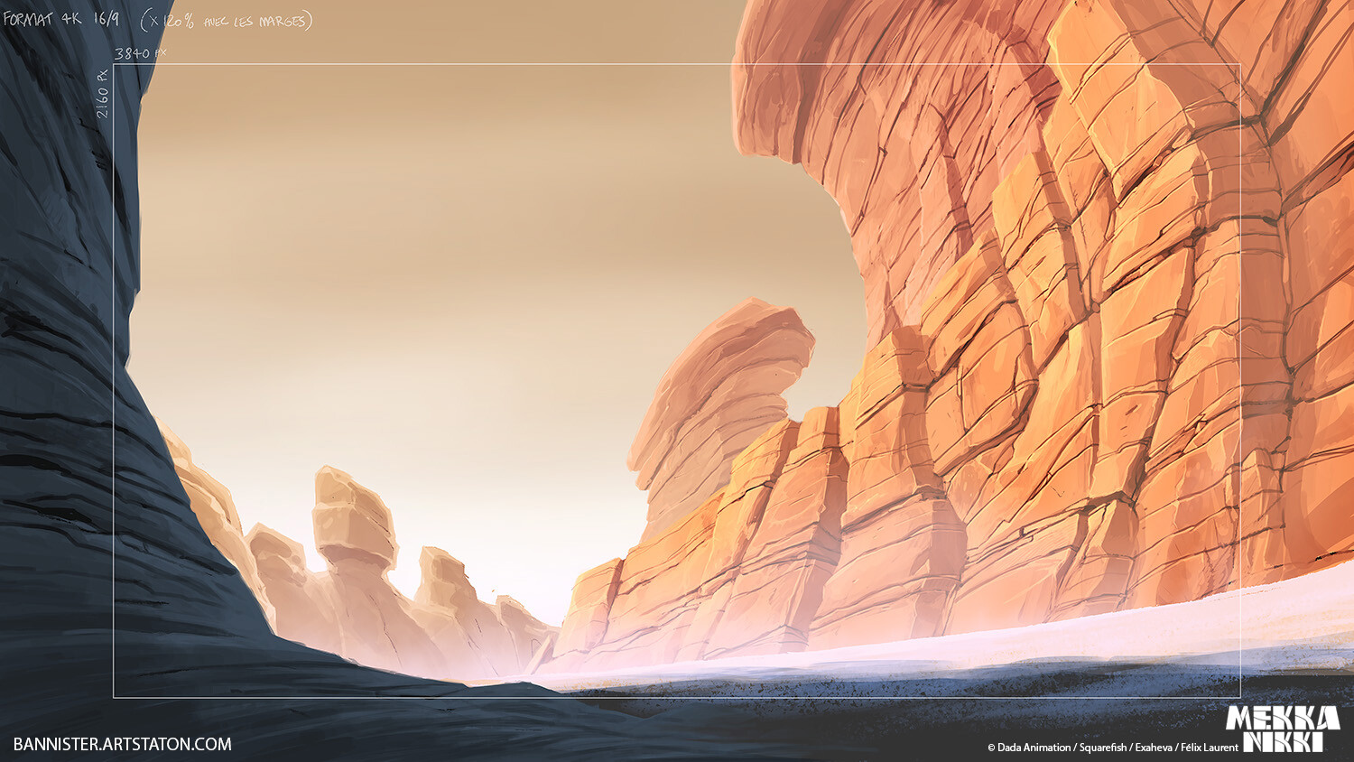 Desert wide shot.
Painting rocks was real fun, I like this atmosphere.