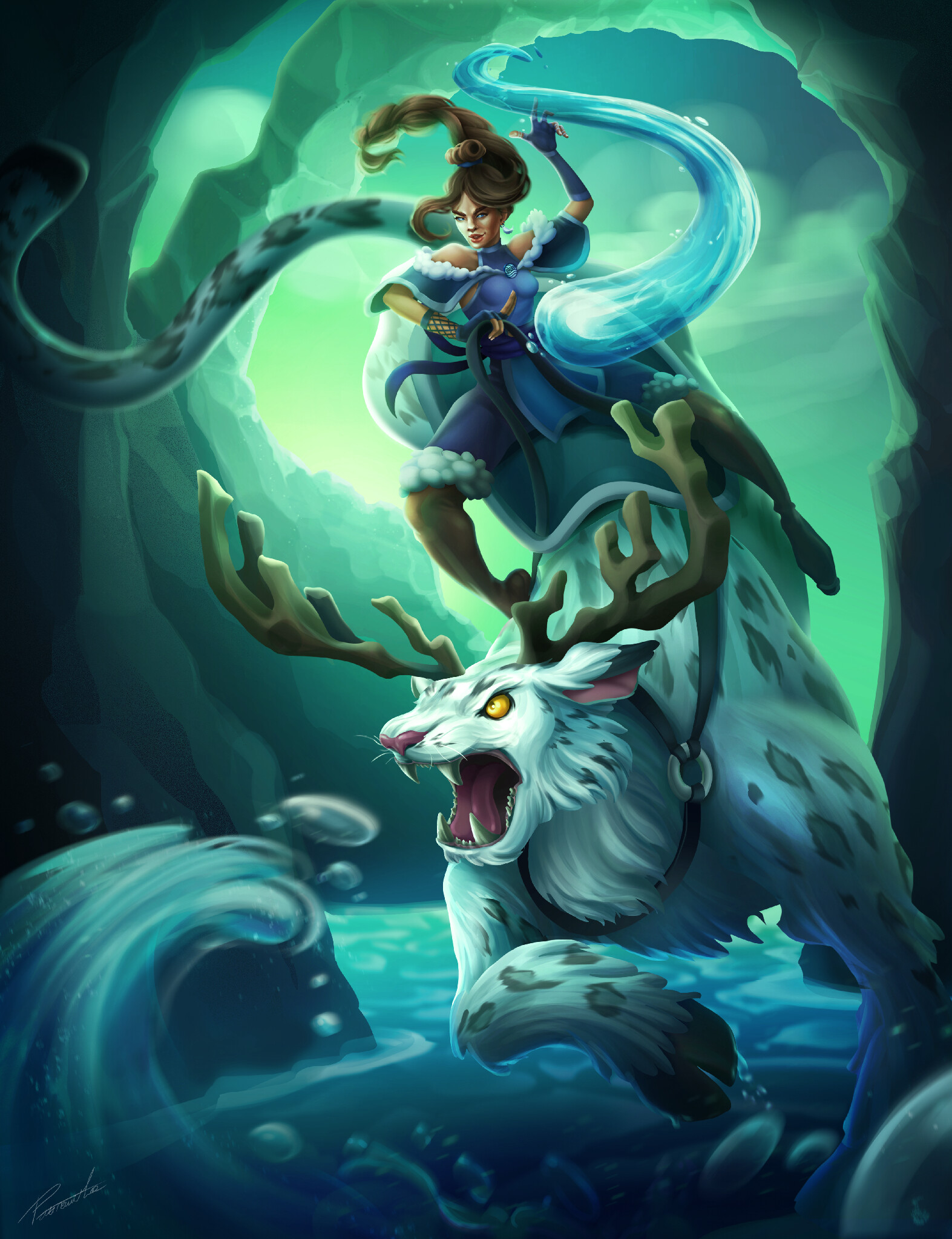 ArtStation Waterbender OC