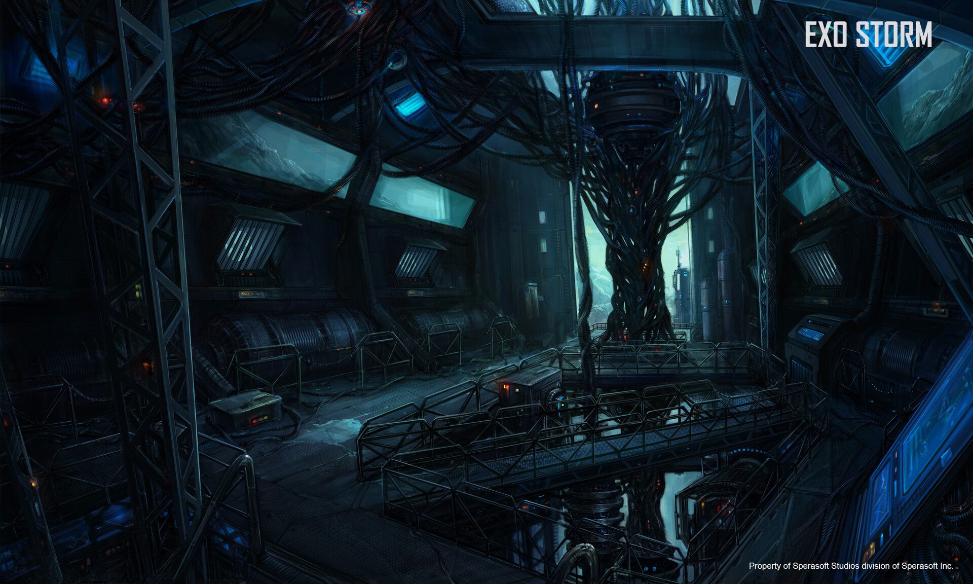 ArtStation - Sperasoft Echo storm game location