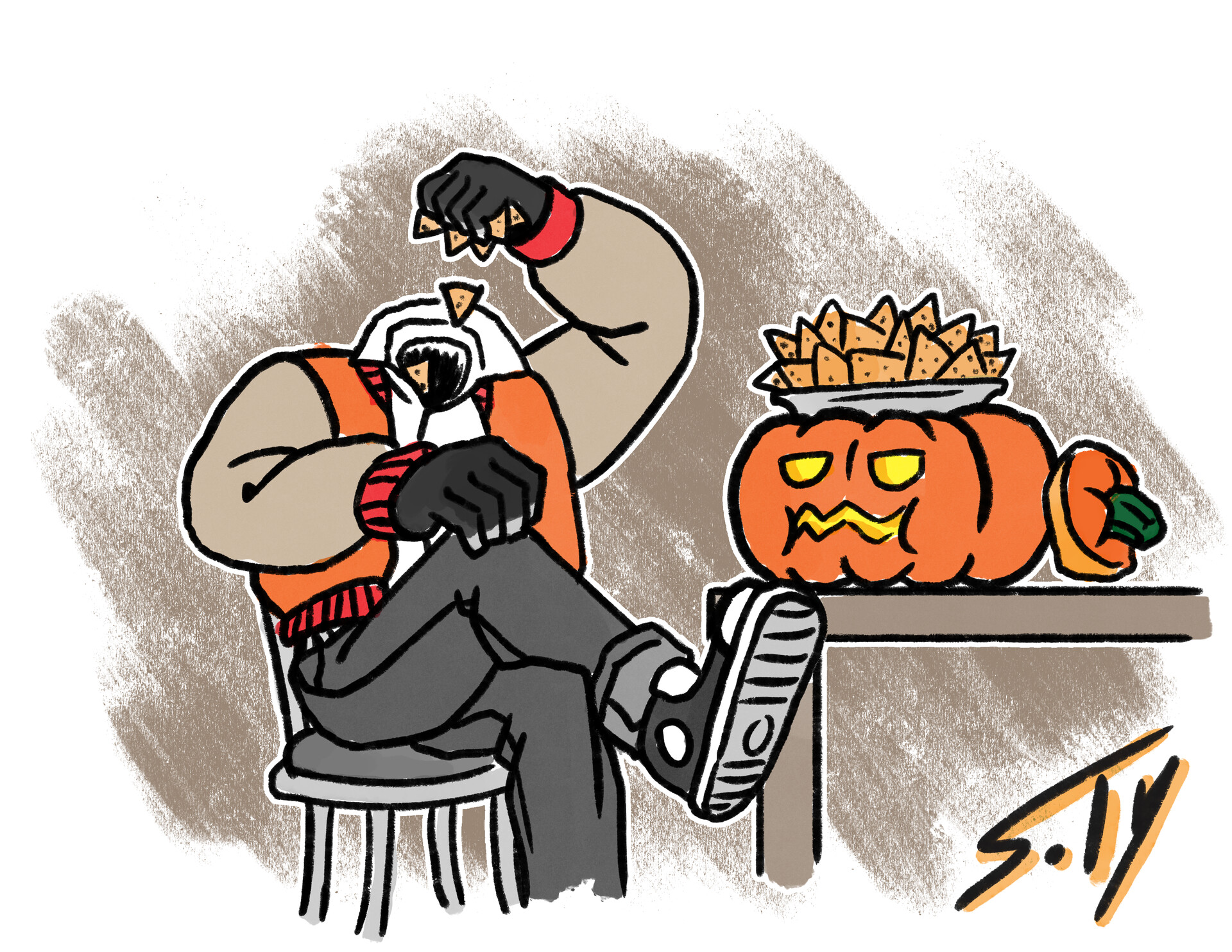 ArtStation Inktober Day 27 Snack