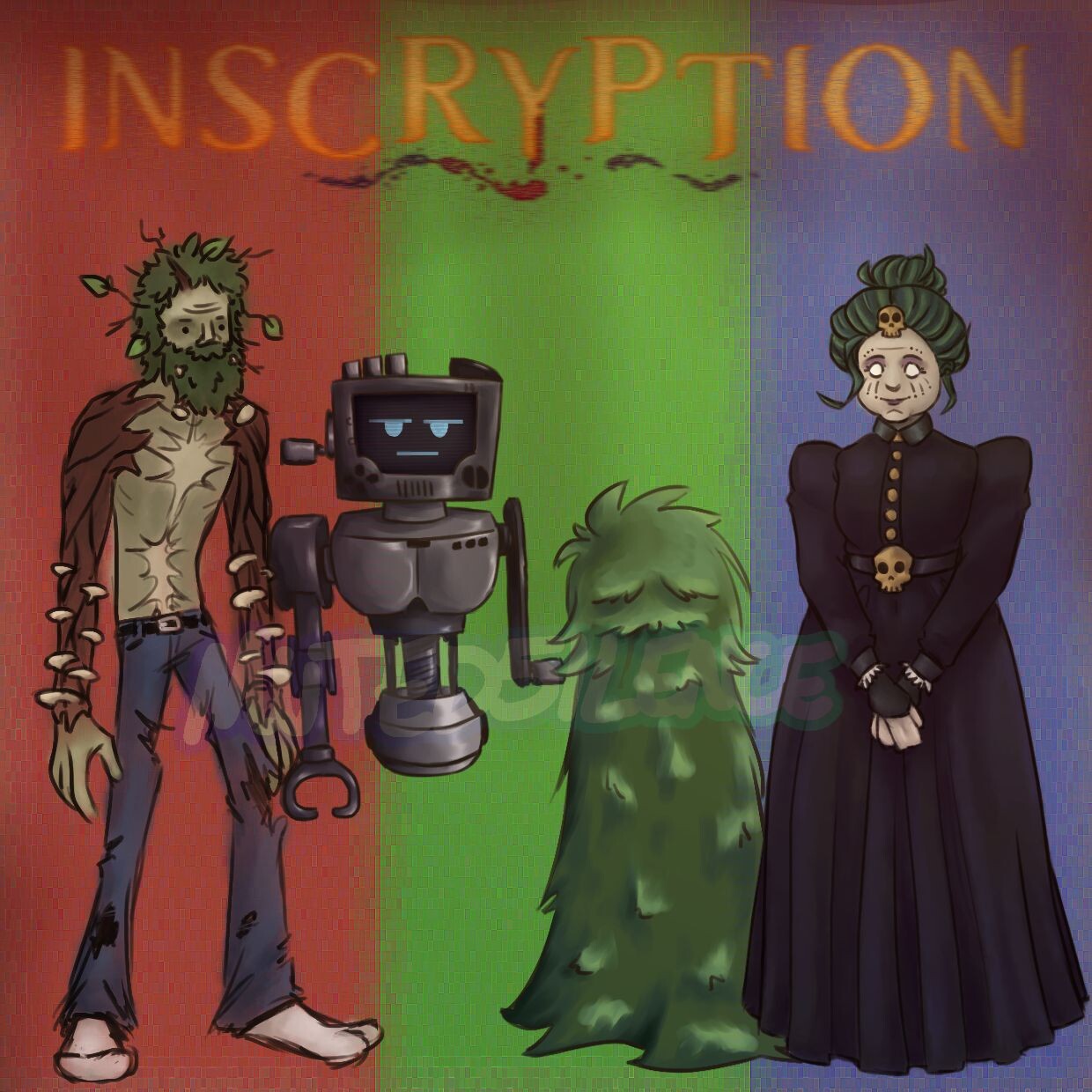 ArtStation Inscryption Scrybes