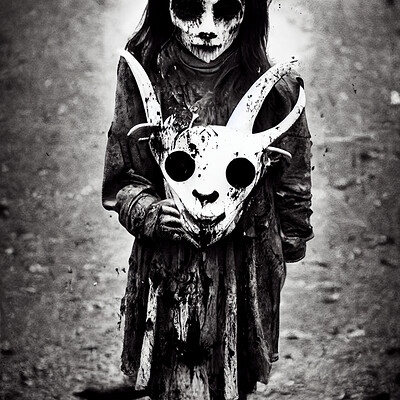 Dark philosophy darkphilosophy creepy kids wearing goat mask wearing dirty stai d52d5c49 f22f 4b54 9be0 0d8dc83bfed6