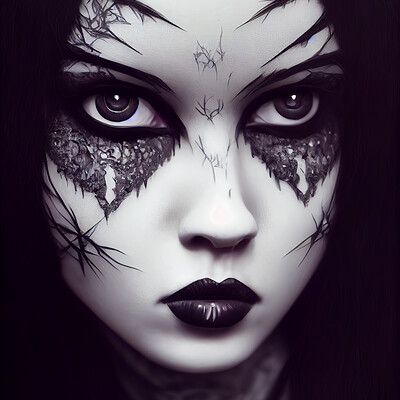 Dark philosophy darkphilosophy goth girl vixen hyper realistic face intricate h 27dfd285 c8ff 4ab0 9857 91ffedf27307