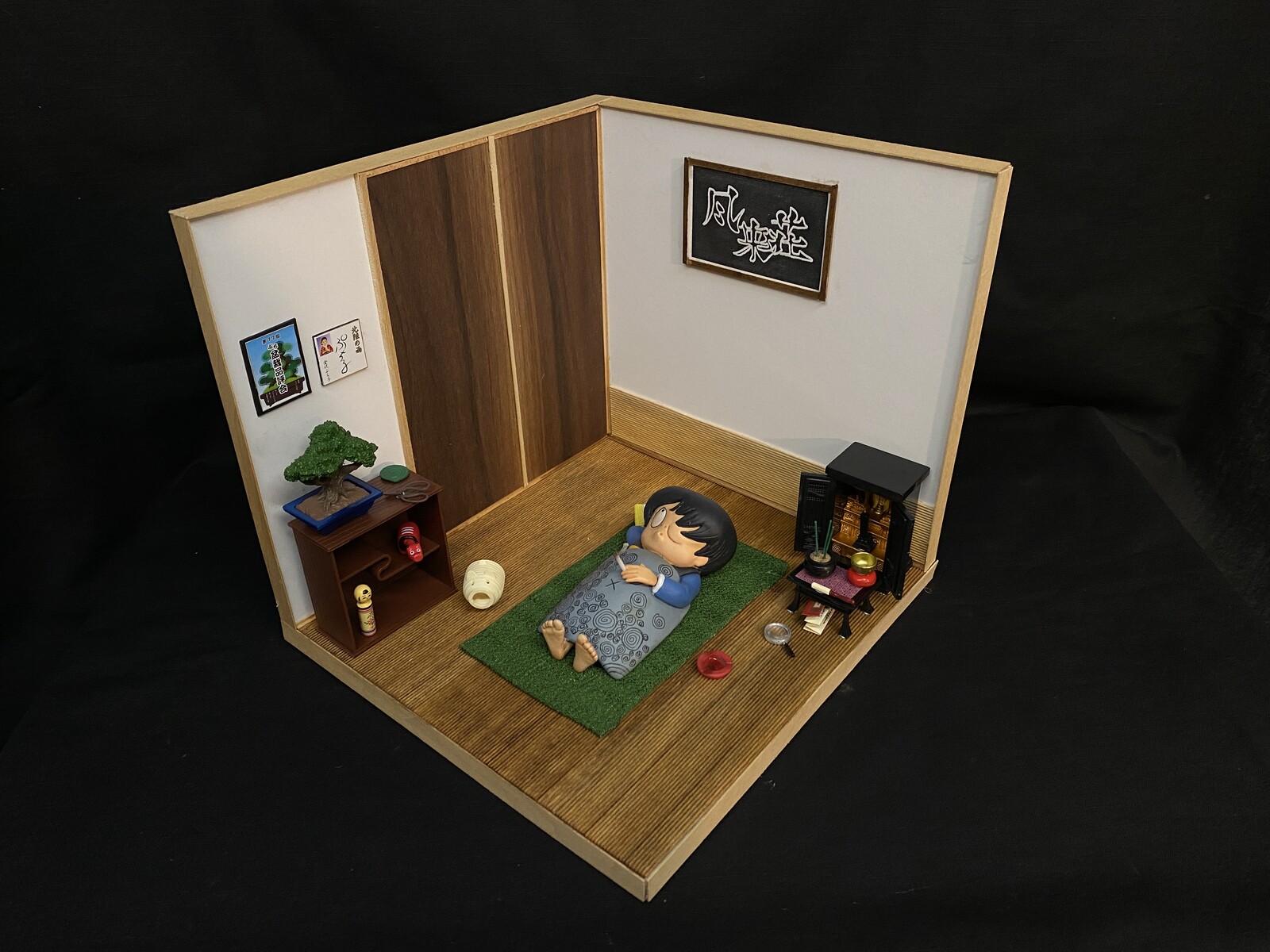 Fu-rai-sou's  Kitaro diorama art statue 
風来荘の鬼太郎 完成品
Portfolio &amp; Store: https://www.solidart.club