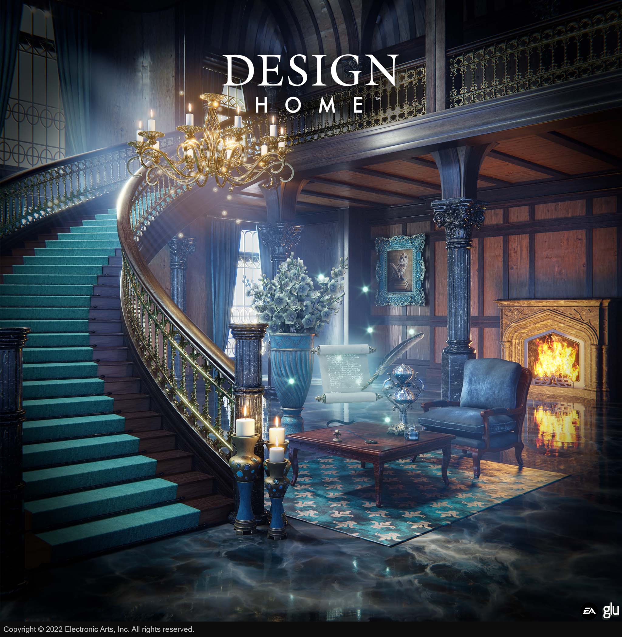 Design Home loading screens with the assets I contributed.
The background environments are created and rendered by German Rodriguez