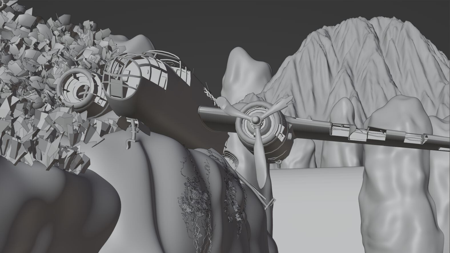 3D view scene