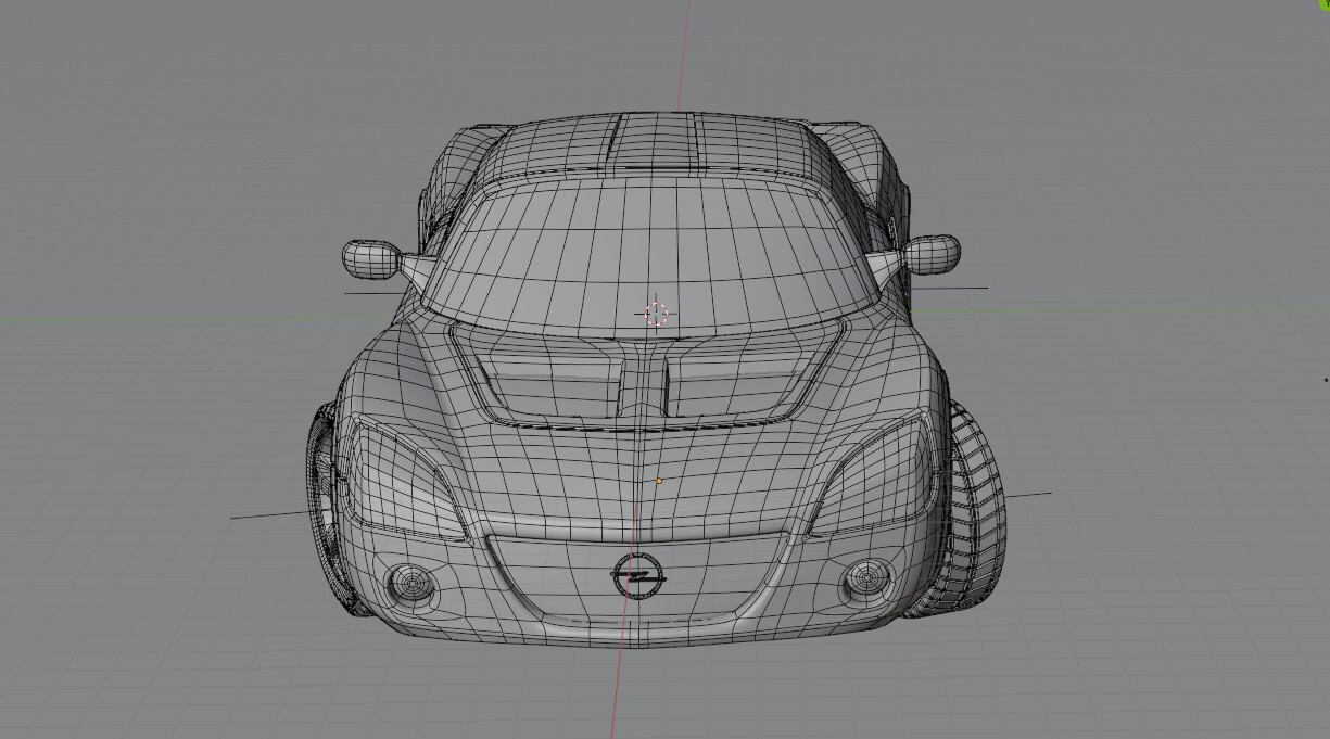 Opel speedster чертеж