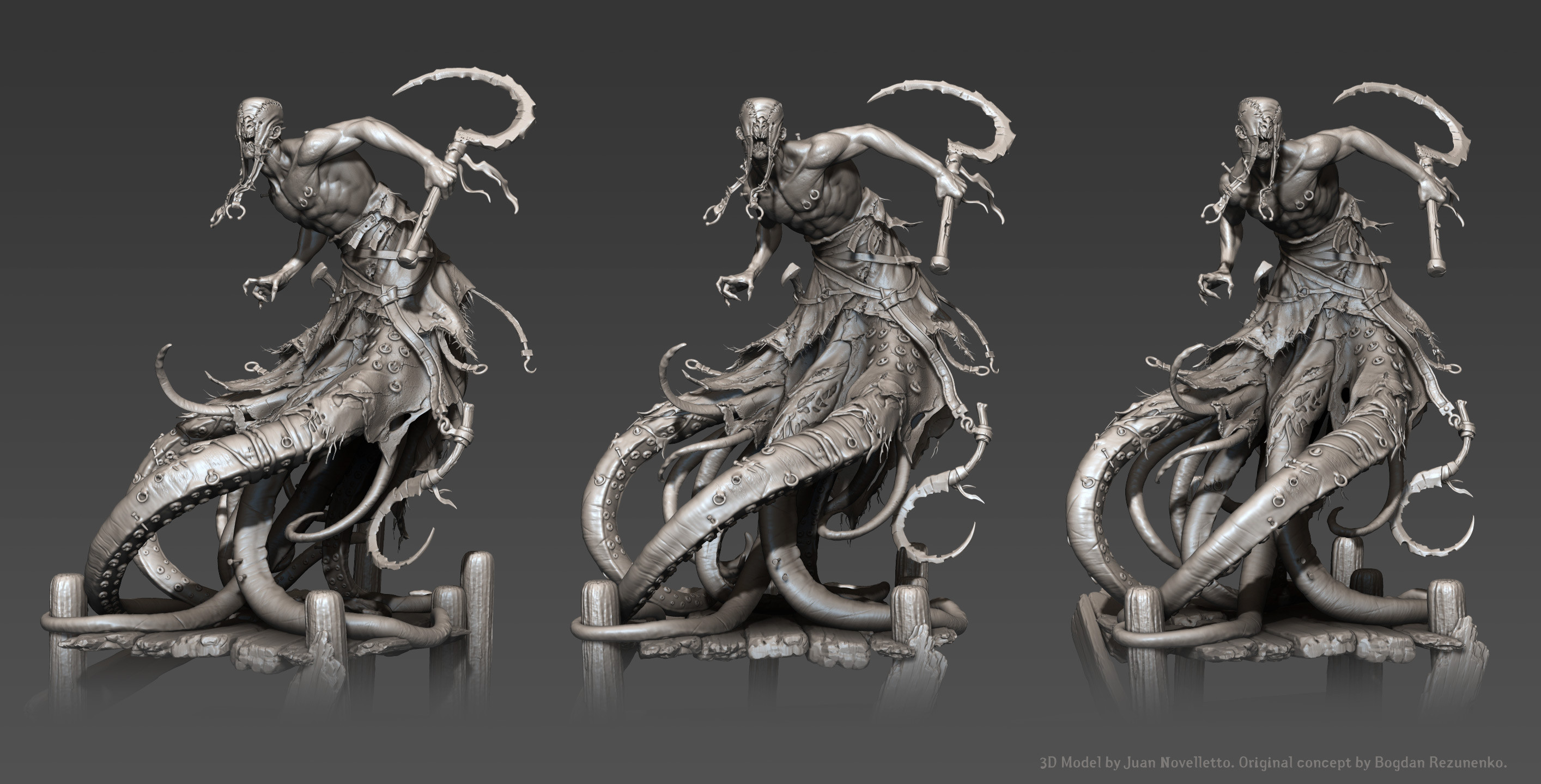 ZBrush renders with a base that I discarded.