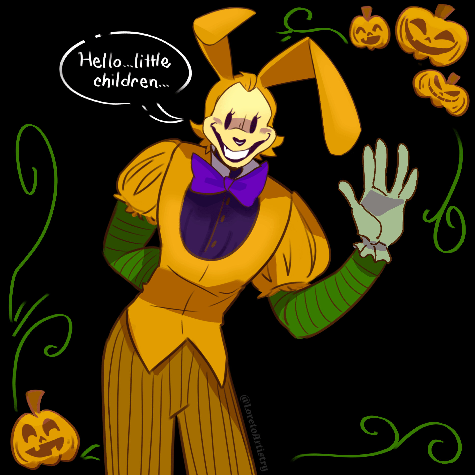 ArtStation The Pumpkin Rabbit artstation-the-pumpkin-rabbit