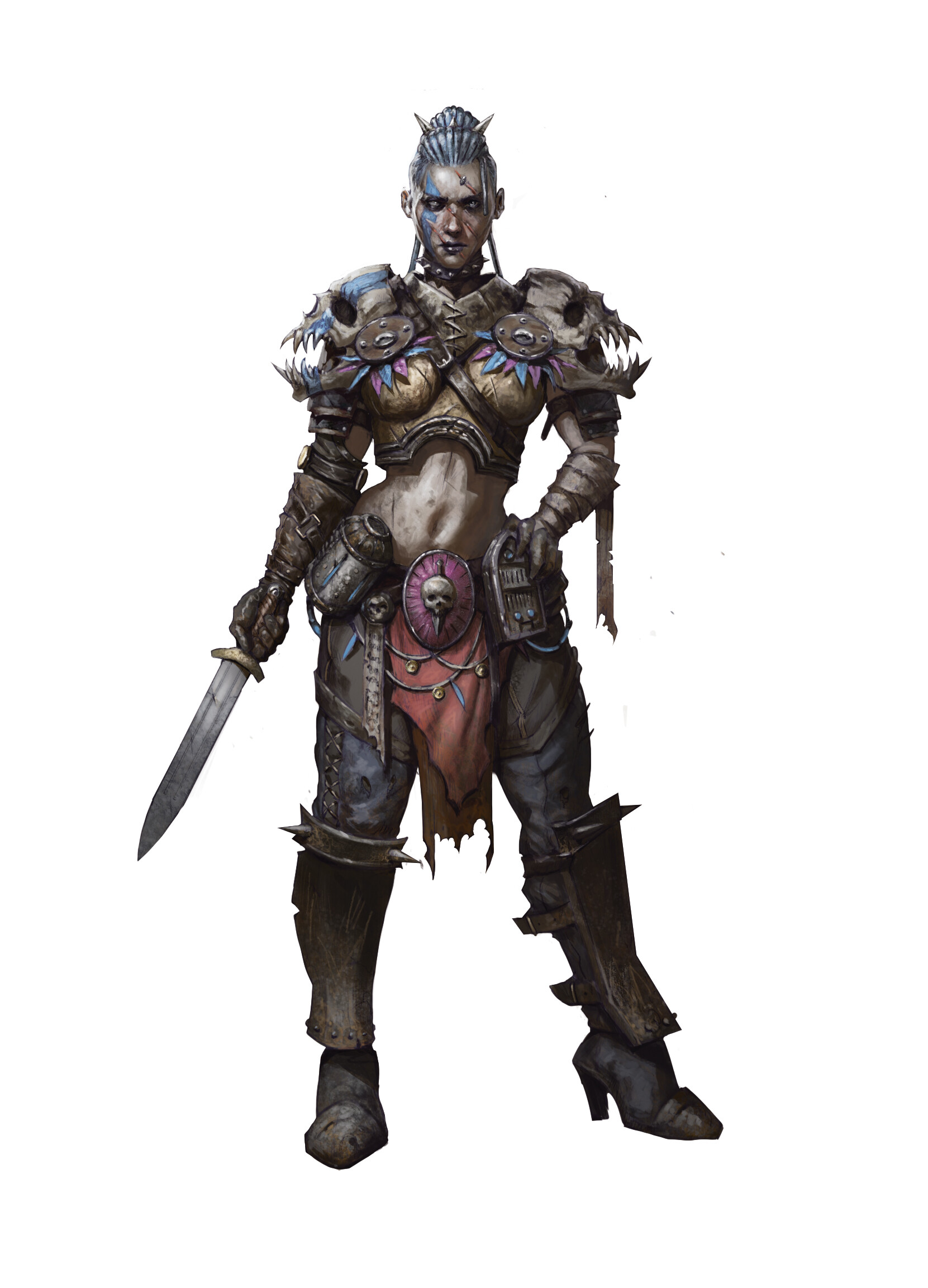 ArtStation Warhammer 40K Necromunda Ganger Concept