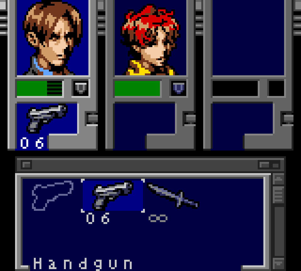 ArtStation - Resident Evil Gaiden (GBC)
