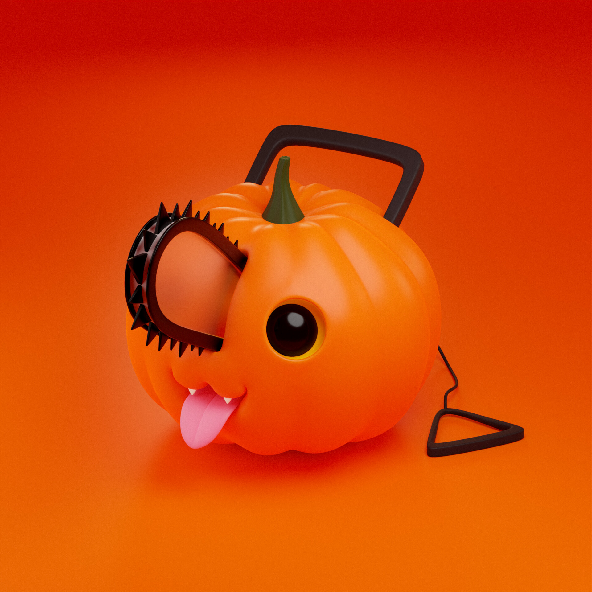 ArtStation Pochita Pumpkin