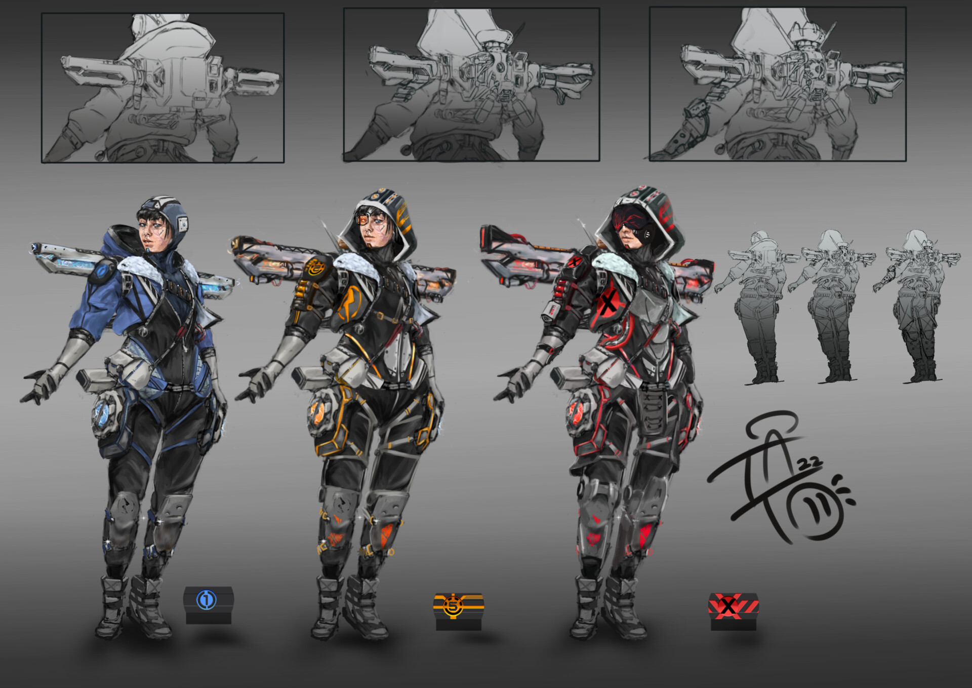 ArtStation Wattson Prestige Skin Concept