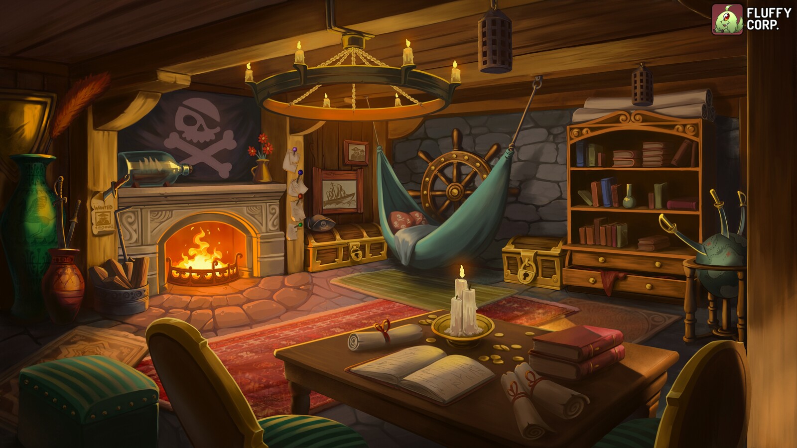 The pirate room