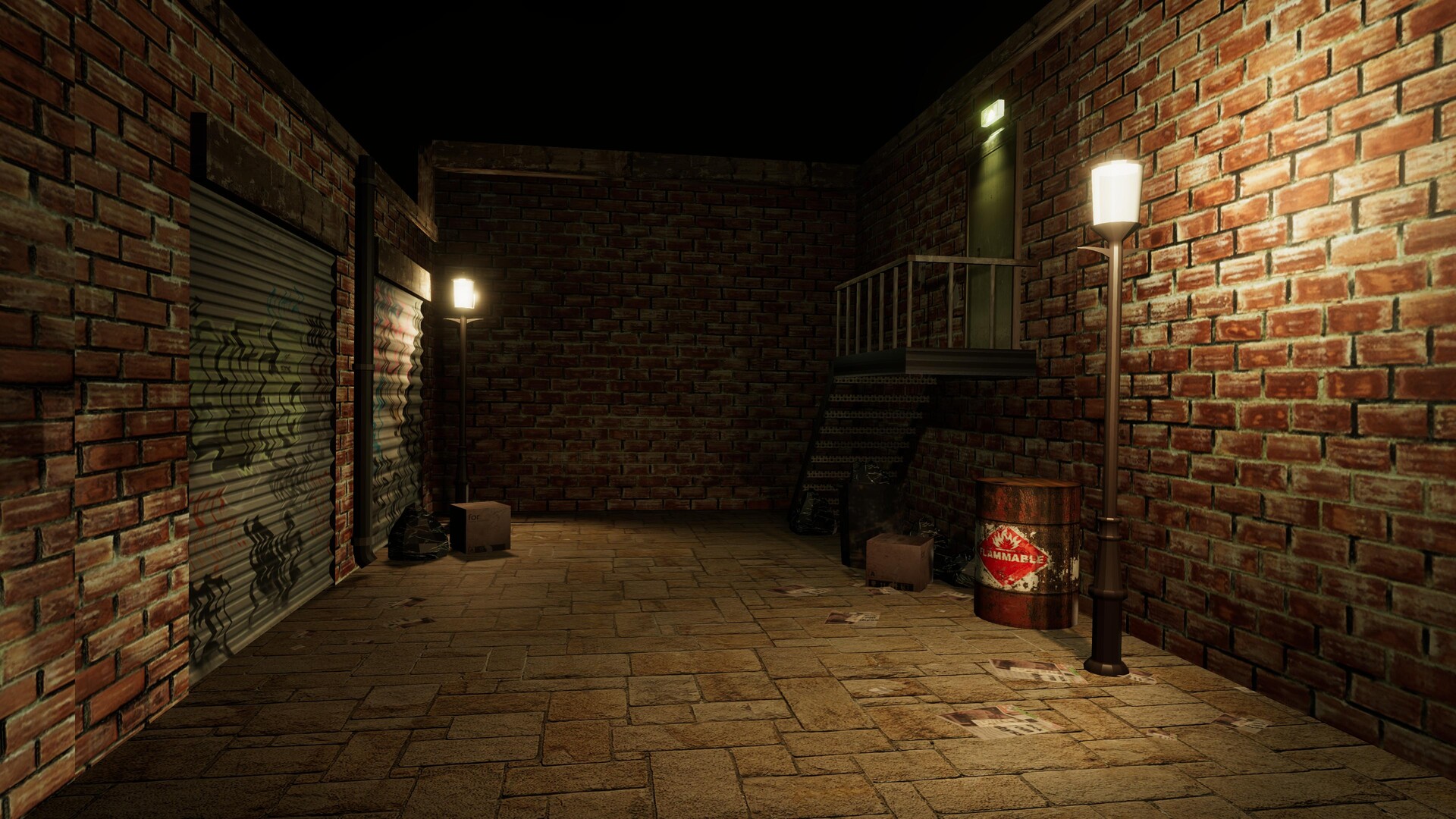 ArtStation Dark Alleyway