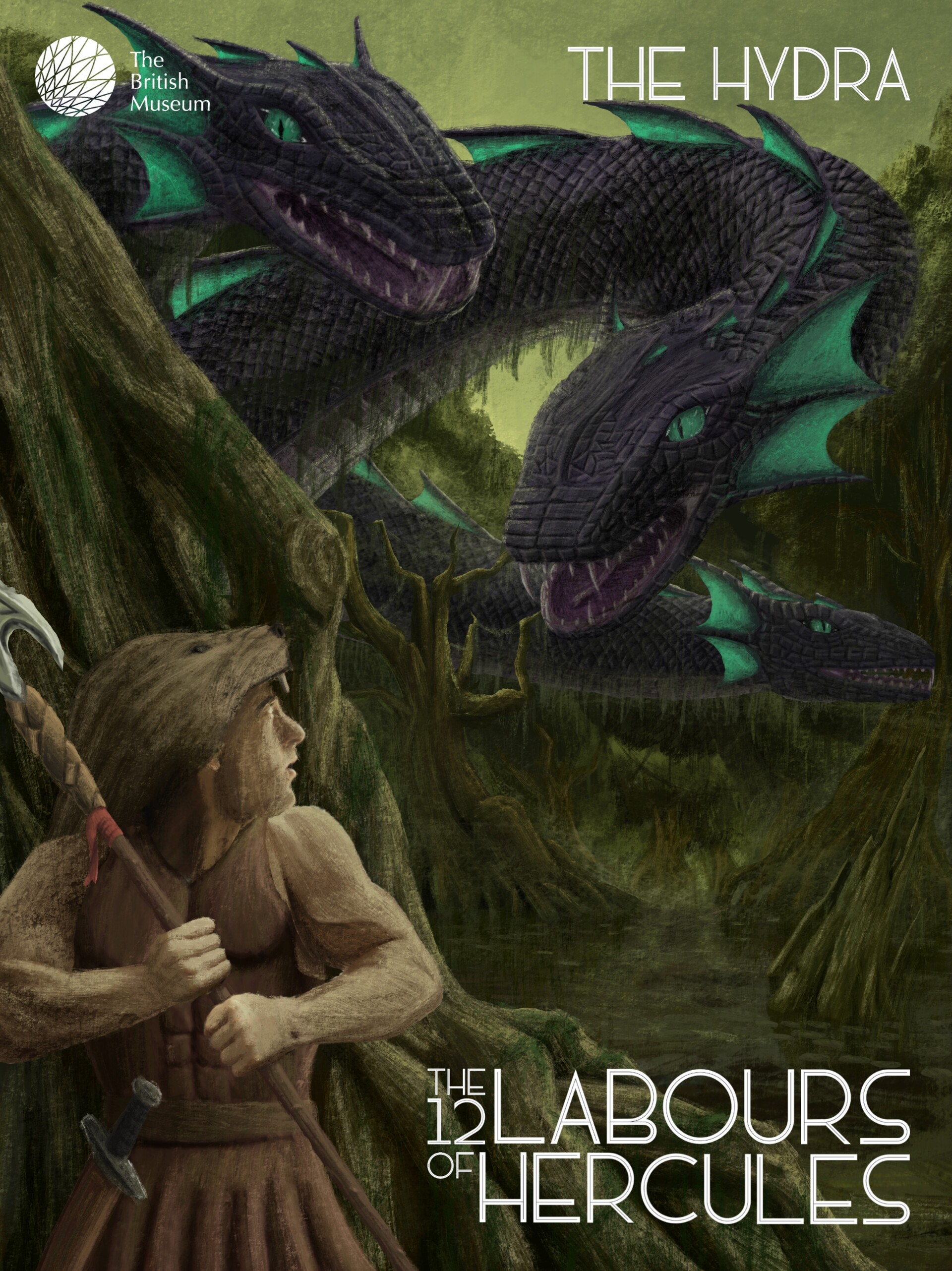 ArtStation The 12 Labours of Hercules Poster Campaign The Hydra