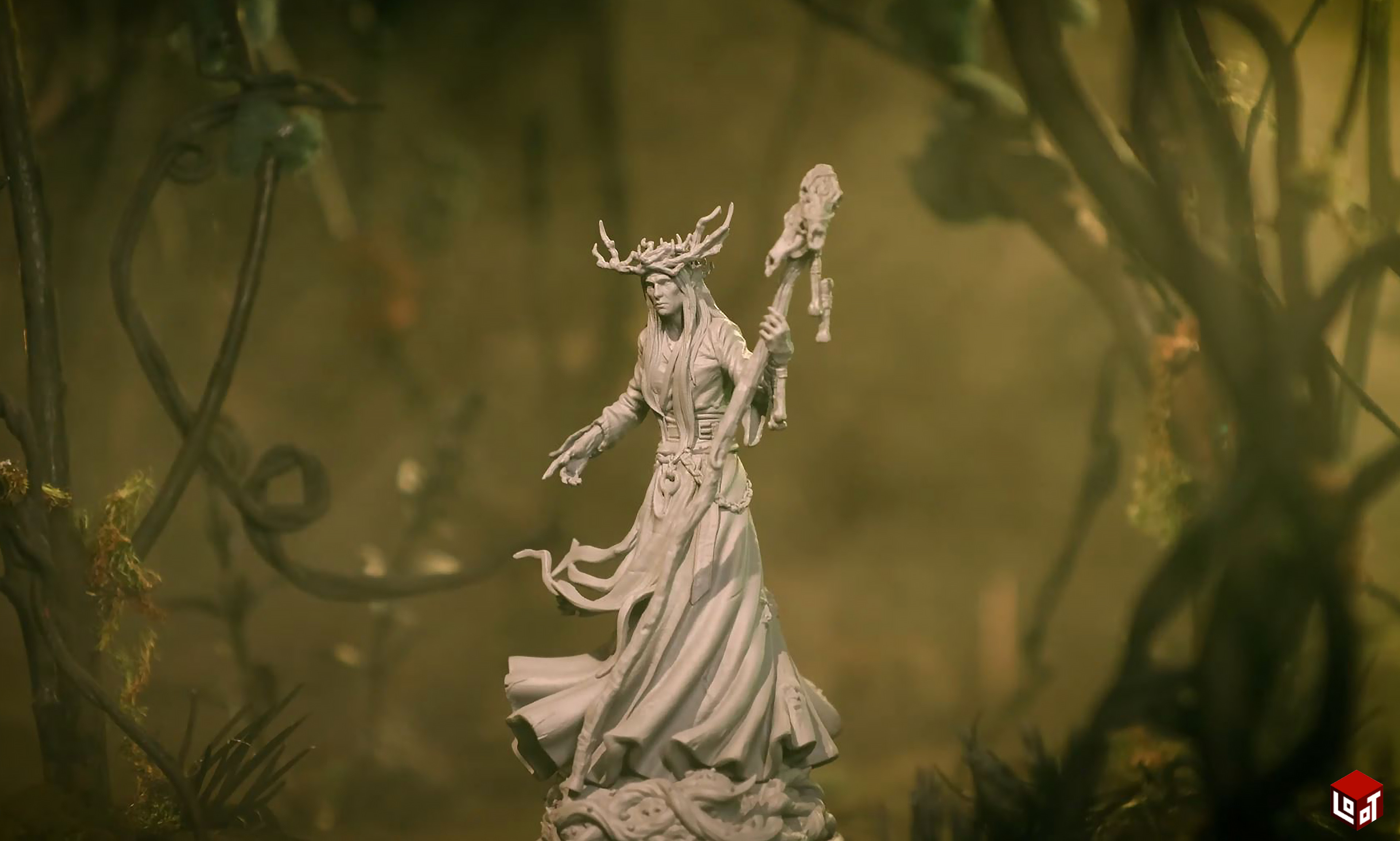 Unseelie Mage final miniature 